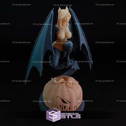 Halloween Bat Girl Pumpkin NSFW3D Print Files