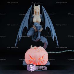 Halloween Bat Girl Pumpkin NSFW3D Print Files