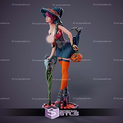 Halloween Witch Umbrella NSFW 3D Print Files