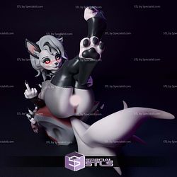 Hellhound Monster Girl NSFW Pose 3D Print Files