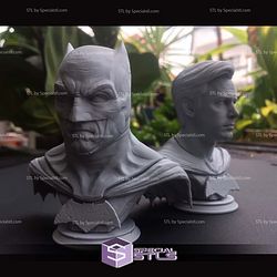 Justice League Batman Bust 3D Print Files