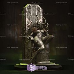 Lady Loki on Throne 3D Print Files