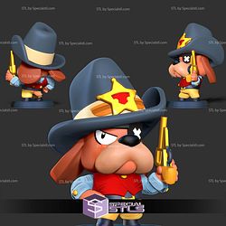 Marshal Ruffs Brawl Stars 3D Print Files