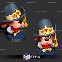 Marshal Ruffs Brawl Stars 3D Print Files