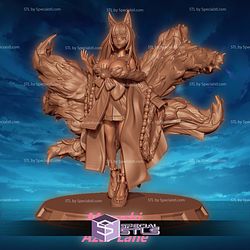 Musashi Waifu Alone Statue Azur Lane 3D Print Files