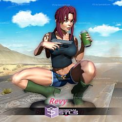 Revy Waifu Black Lagoon 3D Print Files