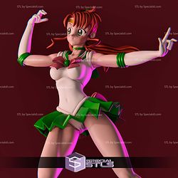 Sailor Jupiter Action Pose 3D Print Files