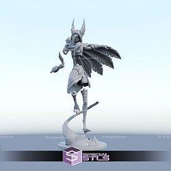 Xayah League of Legends 3D Print Files