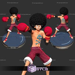 Afro Luffy One Piece 3D Print Files