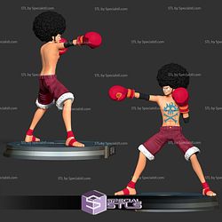 Afro Luffy One Piece 3D Print Files