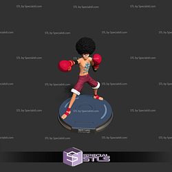 Afro Luffy One Piece 3D Print Files