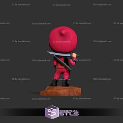 Chibi Deadpool and Sword 3D Print Files