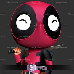 Chibi Deadpool and Sword 3D Print Files