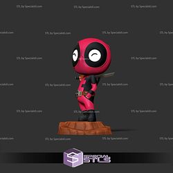 Chibi Deadpool and Sword 3D Print Files