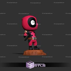 Chibi Deadpool and Sword 3D Print Files