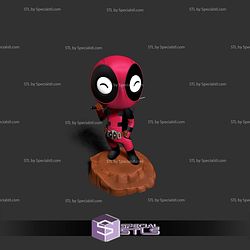 Chibi Deadpool and Sword 3D Print Files