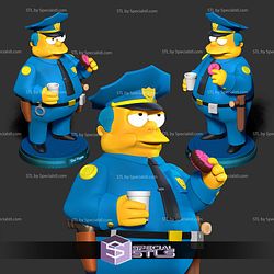 Chief Wiggum The Simpsons 3D Print Files