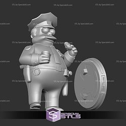 Chief Wiggum The Simpsons 3D Print Files