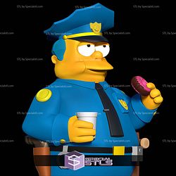 Chief Wiggum The Simpsons 3D Print Files