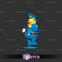 Chief Wiggum The Simpsons 3D Print Files