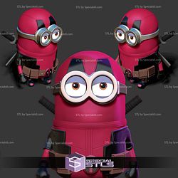 Deadpool Minion 3D Print Files