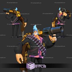 Franky Gun One Piece 3D Print Files