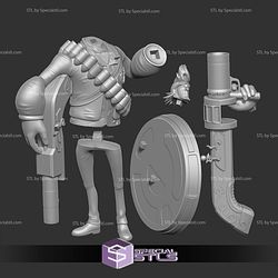 Franky Gun One Piece 3D Print Files