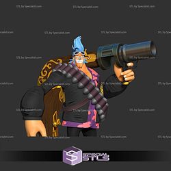 Franky Gun One Piece 3D Print Files