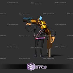 Franky Gun One Piece 3D Print Files