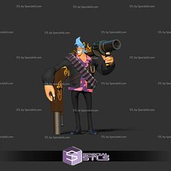 Franky Gun One Piece 3D Print Files