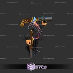 Franky Gun One Piece 3D Print Files