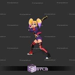 Harley Quinn Baseball Player 3D Print Files