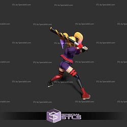 Harley Quinn Baseball Player 3D Print Files