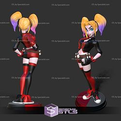 Harley Quinn Stylized Standing 3D Print Files