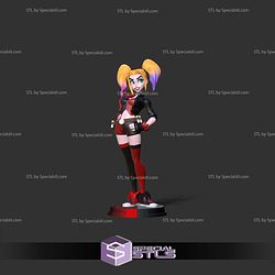 Harley Quinn Stylized Standing 3D Print Files