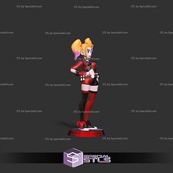 Harley Quinn Stylized Standing 3D Print Files