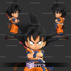 Kid Goku Smile 3D Print Files