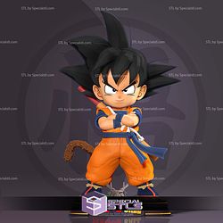 Kid Goku Smile 3D Print Files