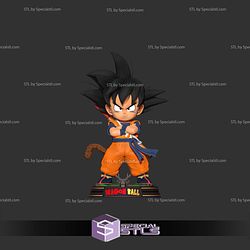 Kid Goku Smile 3D Print Files