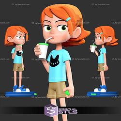 Kid Gwen Tennyson 3D Print Files