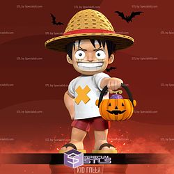 Kid Luffy Halloween 3D Print Files