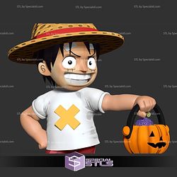 Kid Luffy Halloween 3D Print Files