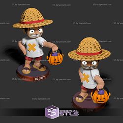 Kid Luffy Halloween 3D Print Files