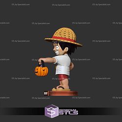 Kid Luffy Halloween 3D Print Files