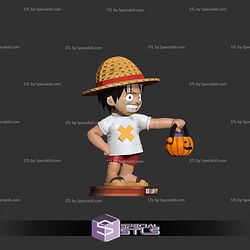 Kid Luffy Halloween 3D Print Files