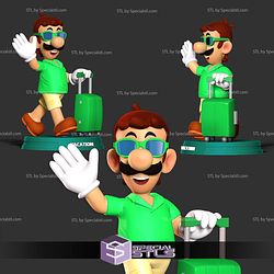 Luigi Summer Vacation 3D Print Files