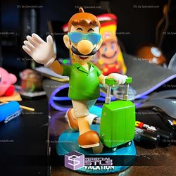 Luigi Summer Vacation 3D Print Files