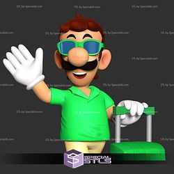 Luigi Summer Vacation 3D Print Files