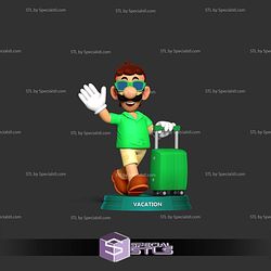 Luigi Summer Vacation 3D Print Files