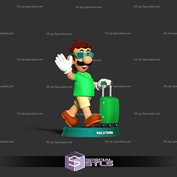 Luigi Summer Vacation 3D Print Files